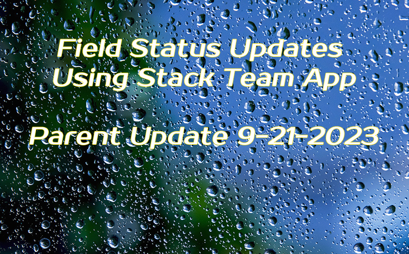 New Field Status Notification Option